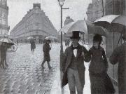 Mann am Fenster Gustave Caillebotte
